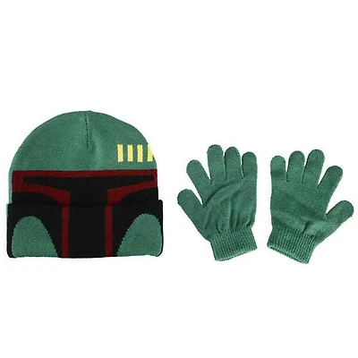 Star Wars: Boba Fett - Youth Beanie & Gloves Combo