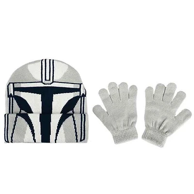 Star Wars: The Mandalorian - Youth Beanie & Gloves Combo