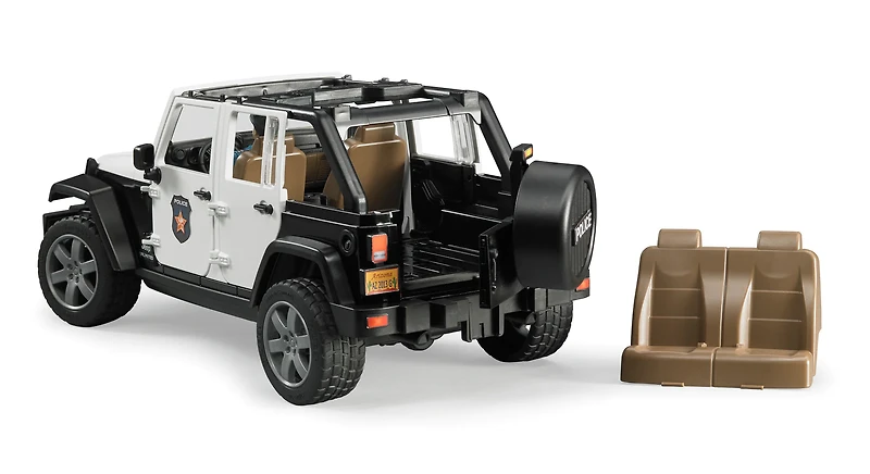 Jeep Rubicon Police Car + Policeman