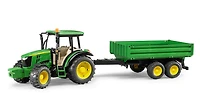 John Deere 5115M with Trailer