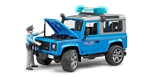 Land Rover Police Vehicle with Policeman