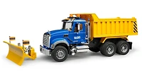 MACK Granite Dump Truck with Snow Plow Blade