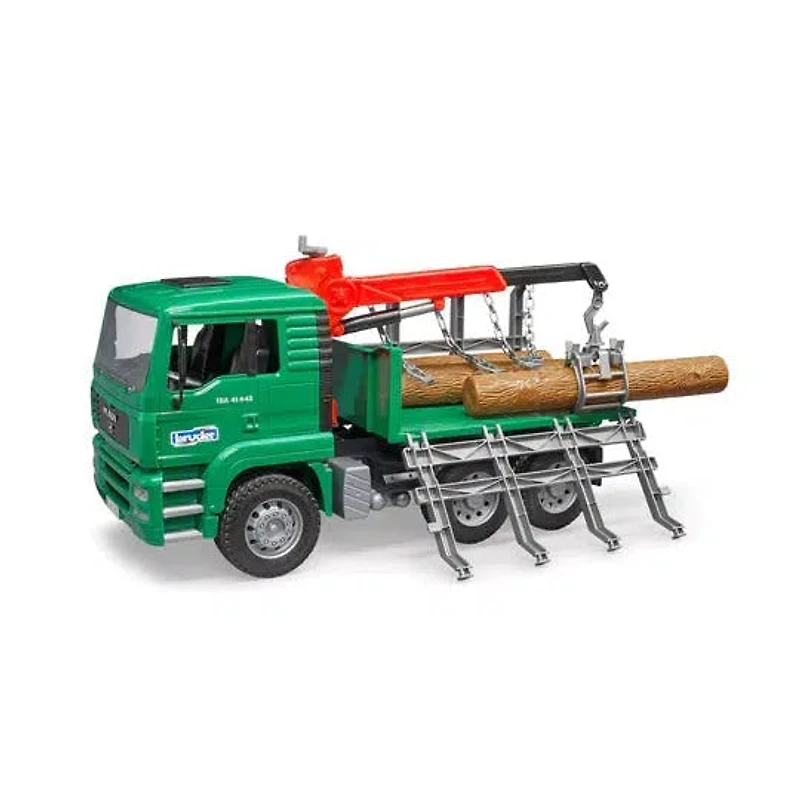 MAN TGA Timber Truck with Loading Crane with 3 Logs