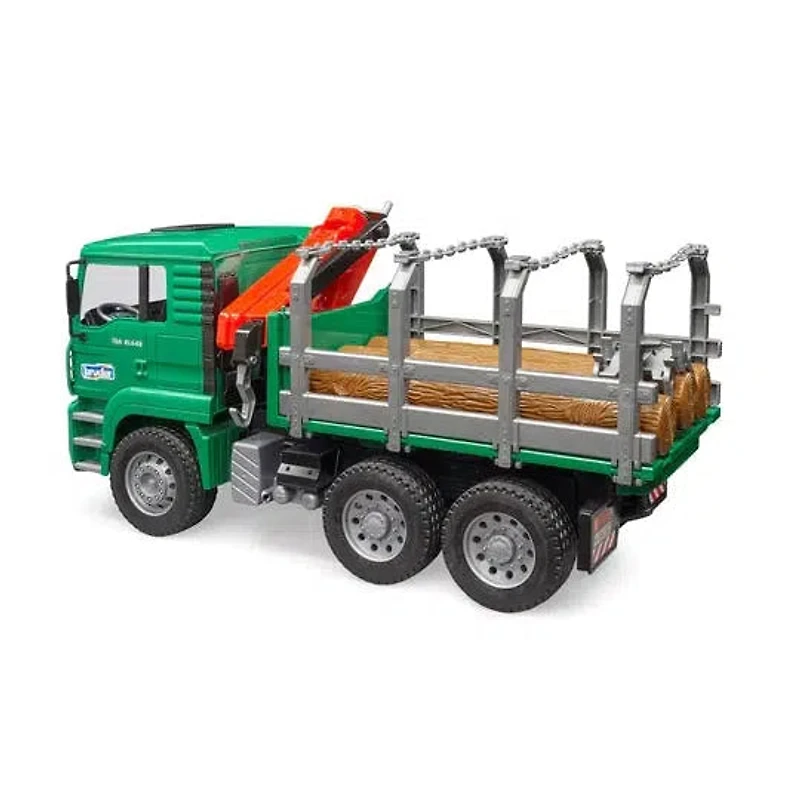 MAN TGA Timber Truck with Loading Crane with 3 Logs