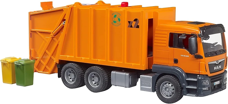 Man TGS Garbage Truck - Orange