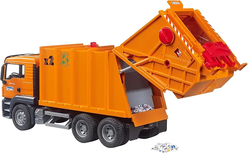 Man TGS Garbage Truck - Orange