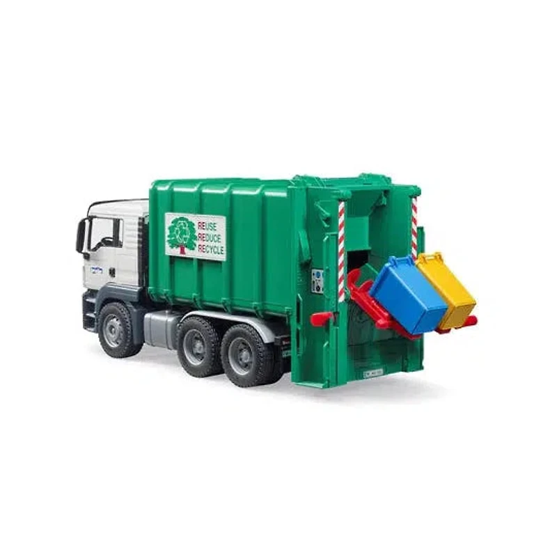 MAN TGS Rear Loading Garbage Truck - Green
