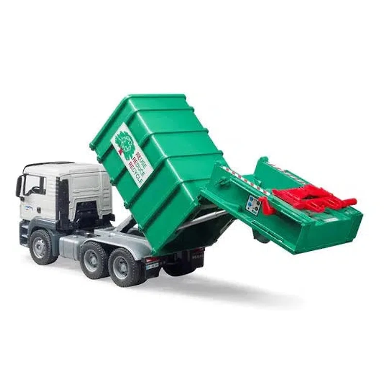 MAN TGS Rear Loading Garbage Truck - Green