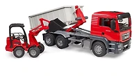 MAN TGS Truck w/Roll-Off-Container & Compact Loader