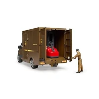 MB Sprinter UPS Truck with Manually Operated Pallet Jack