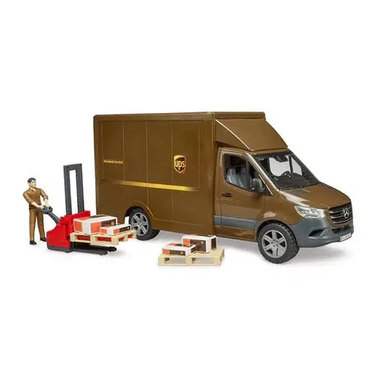 MB Sprinter UPS Truck with Manually Operated Pallet Jack