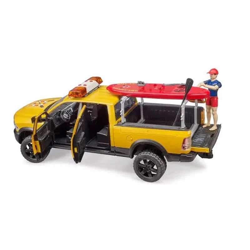 RAM 2500 Power Wagon Lifeguard w/ Figure, Stand-up Paddle and Light + Sound Module