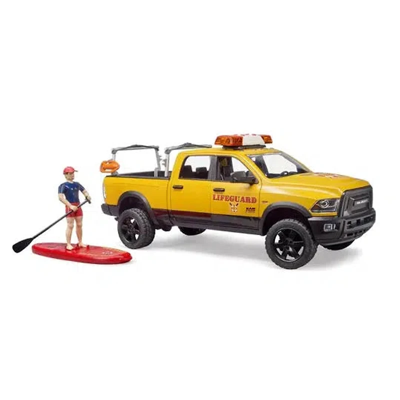 RAM 2500 Power Wagon Lifeguard w/ Figure, Stand-up Paddle and Light + Sound Module