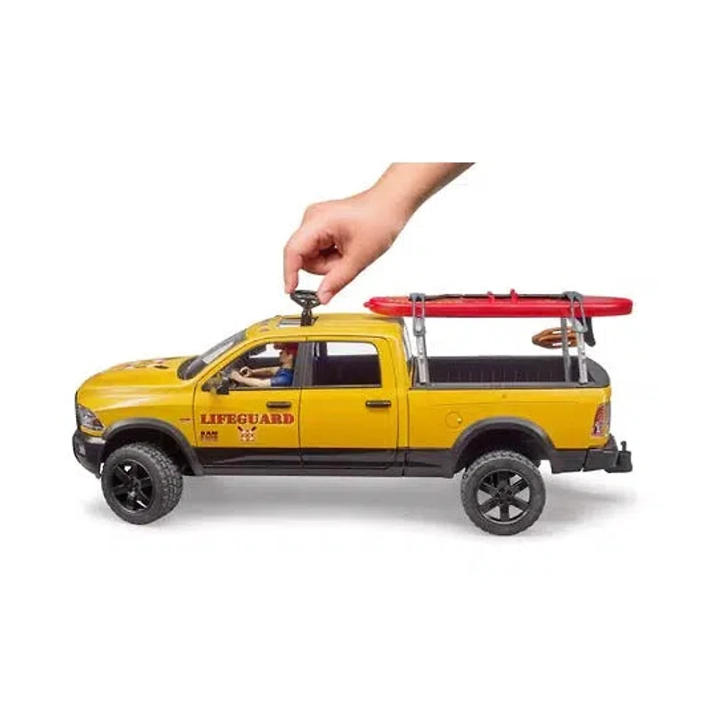 RAM 2500 Power Wagon Lifeguard w/ Figure, Stand-up Paddle and Light + Sound Module