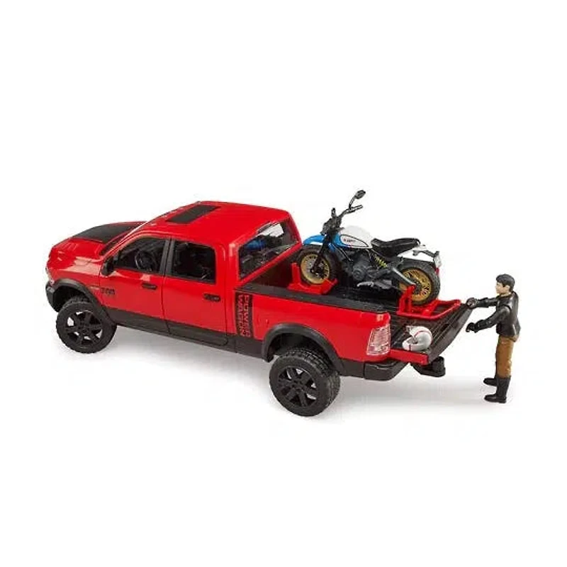 RAM 2500 Power Wagon with Scrambler Ducati Desert Sled