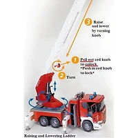 Scania Fire Engine w/ Water Pump and Light & Sound