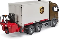 SCANIA Super 560R UPS Logistics Truck with Forklift