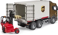 SCANIA Super 560R UPS Logistics Truck with Forklift