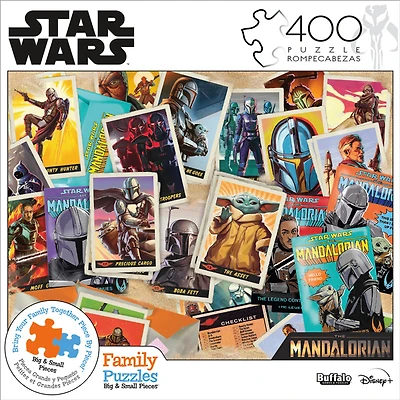 Star Wars: The Mandalorian: Trading Card Expansion Pack - 400 Piece Puzzle