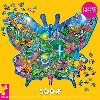 Puzzle Shapes - Butterfly - 500 Piece Puzzle