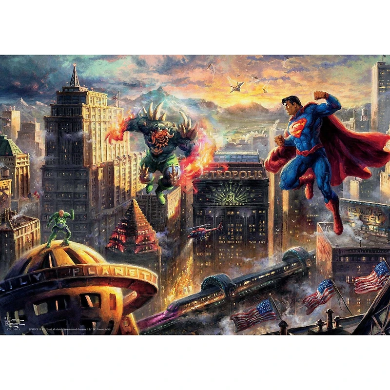 Thomas Kinkade DC Comics - Superman: Man of Steel - 1000 Piece Puzzle