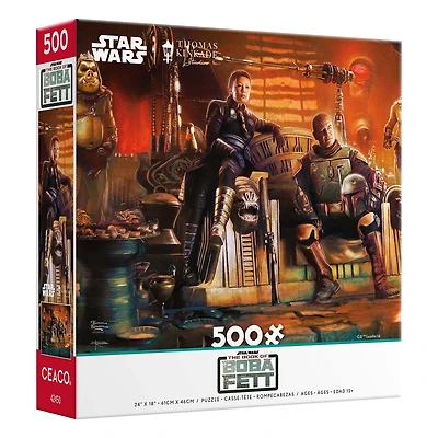 Thomas Kinkade Star Wars: The Book of Boba Fett - A New Beginning - 500 Piece Puzzle