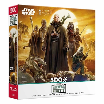 Thomas Kinkade Star Wars: The Book of Boba Fett - Tusken Raiders - 500 Piece Puzzle