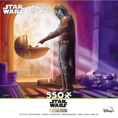 Thomas Kinkade Star Wars: The Mandalorian - Turning Point - 550 Piece Puzzle