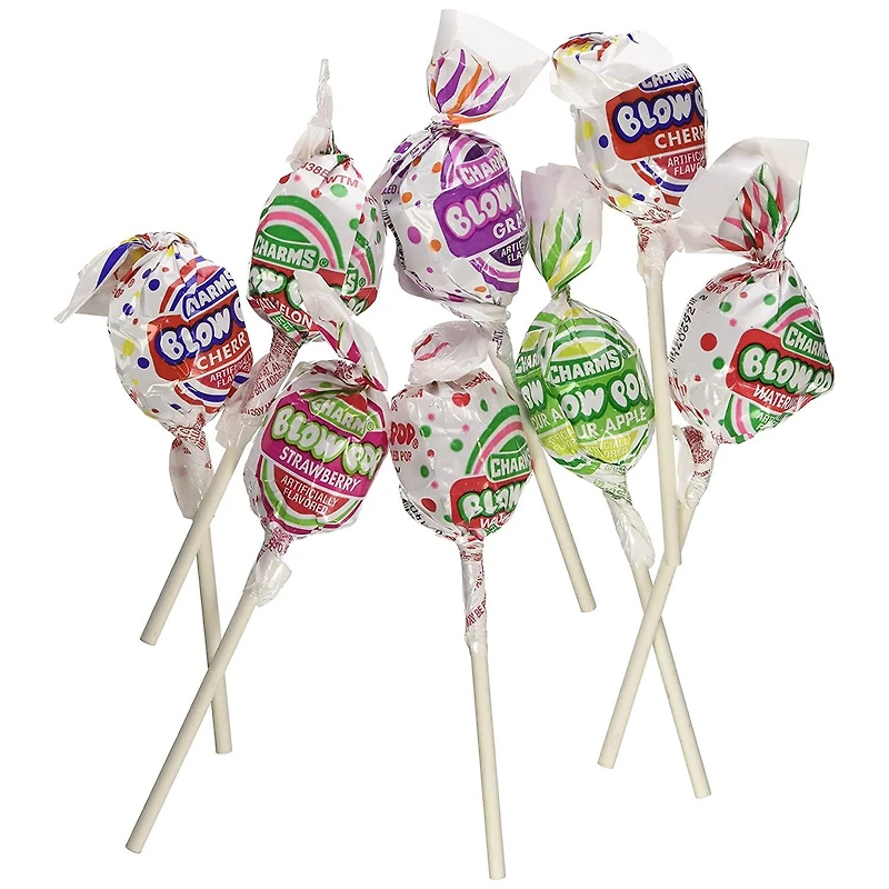 Charms Blow Pops Assorted Flavors Changemaker