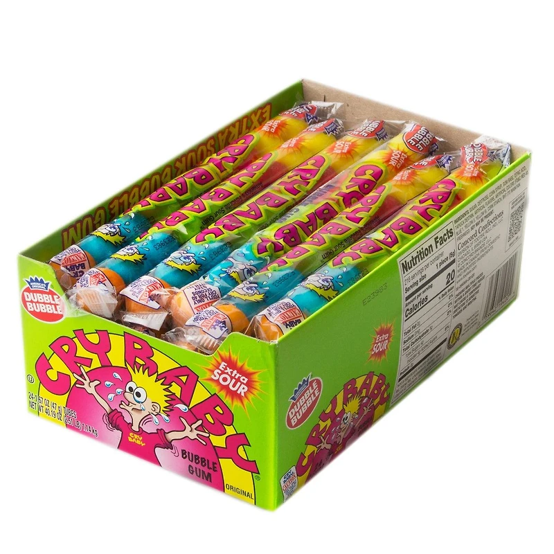 Cry Baby Bubble Gum 9-Ball Tube