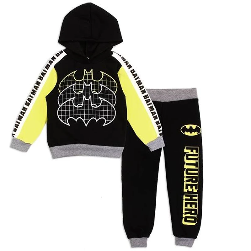 BATMAN Boys Toddler 2PC Fleece Hoodie Set