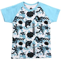 JURASSIC WORLD Blue Boys 4-7 T-Shirt