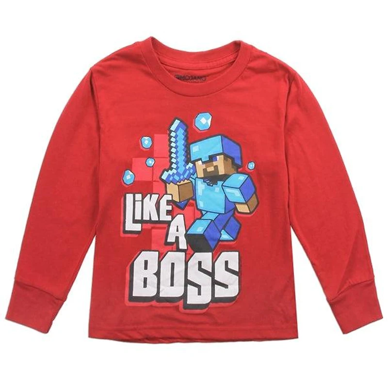 MINECRAFT Boys L/S Top