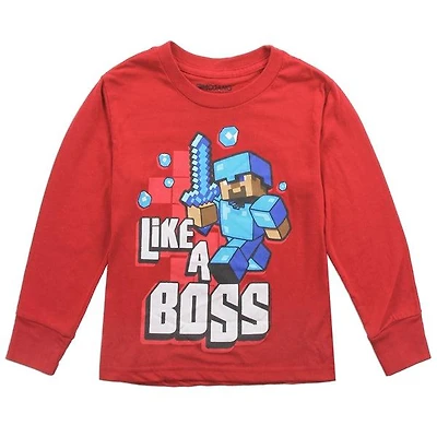 MINECRAFT Boys L/S Top