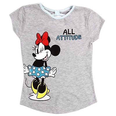 MINNIE MOUSE Grey Girls 4-6X T-Shirt