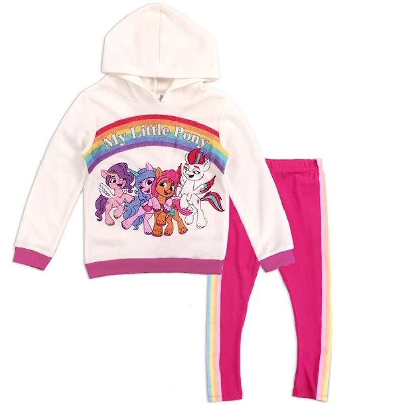 MY LITTLE PONY Girls 4-6X 2PC Fleece Legging Set