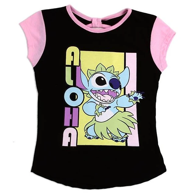 STITCH Black Girls 4-6X T-Shirt