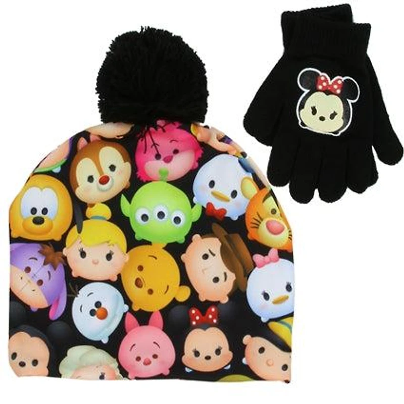 TSUM TSUM Girls Winter Hat & Gloves Set