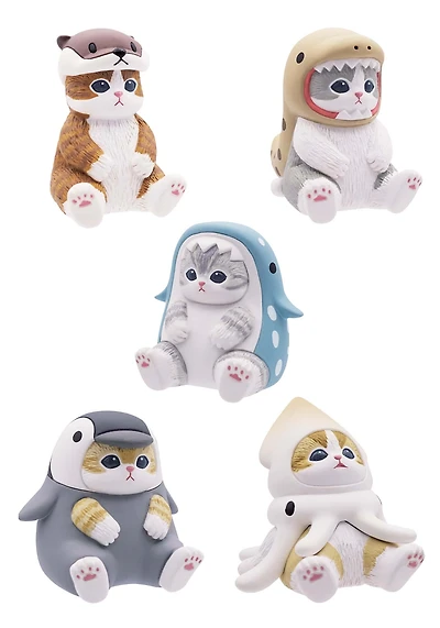 Mofusand Marine Life Meow Sitting Pose Blind Box