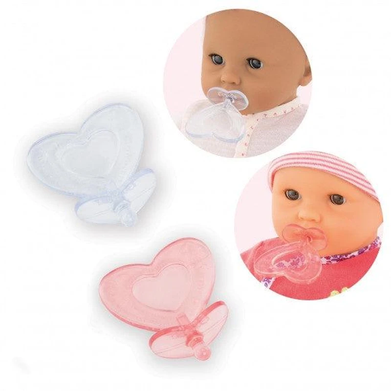 2 Pacifiers for 12-inch Baby Doll