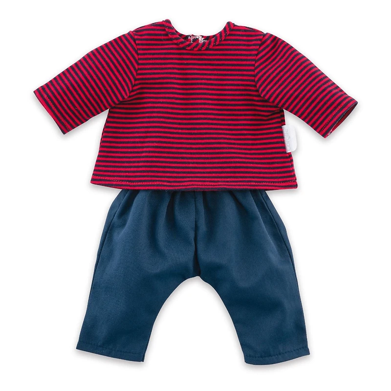 Corolle 14" Doll T-Shirt & Pants - Striped