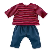Corolle 14" Doll T-Shirt & Pants - Striped
