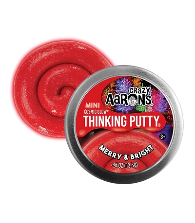 Crazy Aaron's 2" Mini Tin Holiday - Merry & Bright