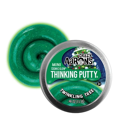 Crazy Aaron's 2" Mini Tin Holiday - Twinkling Tree