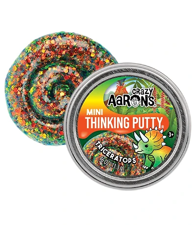 Crazy Aaron's 2" Mini Tin - Triceratops
