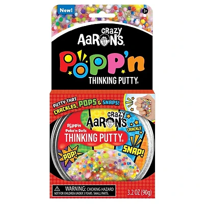 Crazy Aaron's 4" Popp'n Putty - Poke'n Dots