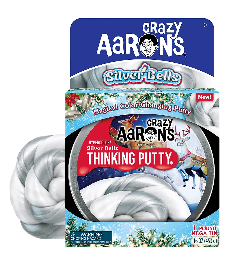 Crazy Aaron's Mega 1 Pound - Silver Bells