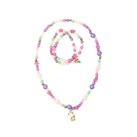 Cheerful Starry Unicorn Necklace & Bracelet Set