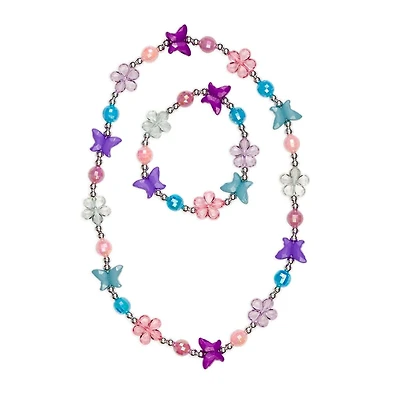 Flutter Me By Necklace and Bracelet Set