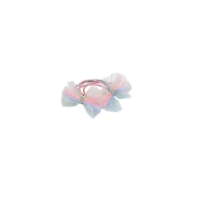 Pretty Pastel Hair Ties - 6Pc